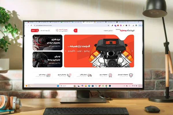 طراحی سایت کالای صنعتی