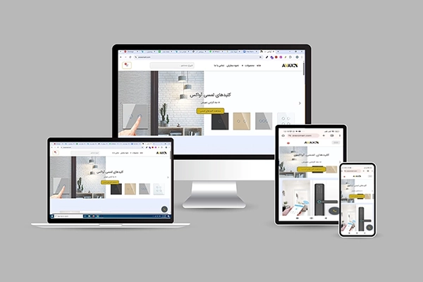 طراحی سایت کالای صنعتی رسپانسیو